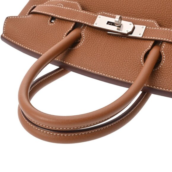 HERMES Birkin 30 Gold hand bag 800000131130000 - Picture 3 of 12